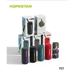 Bluetooth колонка Hopestar P37 чорна - мініатюра 6