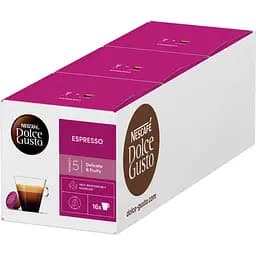 Набор кофе в капсулах Nescafe Dolce Gusto Espresso 48 шт. 264 г (3 пак. x 16 шт. 88 г)