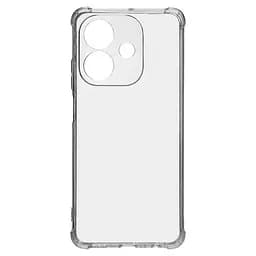 Прозрачный чехол для OPPO A3x 4G/A3 4G/A40m 4G с защитой камеры и усиленными бортами, тонкий, силиконовый, бесцветный, ударопрочный, противоударный бампер с закрытой камерой, ArmorStandart (ARM80888)