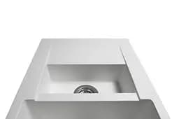 Кухонна мийка гранітна Miraggio LaPas white 786x489x203 00207802, Білий - мініатюра 5