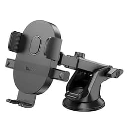 Автотримач для телефона HOCO H19 Mighty one-button car holder(center console) Black