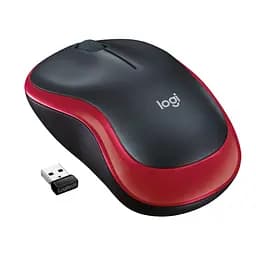 Беспроводная мышь Logitech M185 Wireless Red (L910-002237) (910-002237)