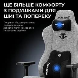 Крісло для геймерів Anda Seat Kaiser 3E XL Maroon (AD23YC-XL-09-A-PV/C-A01) - мініатюра 7