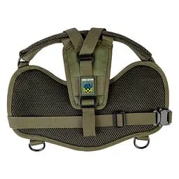 Шлея для службових собак Waudog PRO металевий фастекс XS В 35-45 см хакі - мініатюра 4