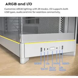 Корпус MONTECH HS01 (W) (HS01 (W)) - мініатюра 12
