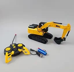 Экскаватор на радиоуправлении Z 6809 A аккумулятор 3.7 V, пульт 40 GHz, подсветка, подвижные элементы