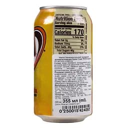 Напій безалкогольний A & W Cream Soda сильногазований 0.355 л з/б (940147) - мініатюра 2
