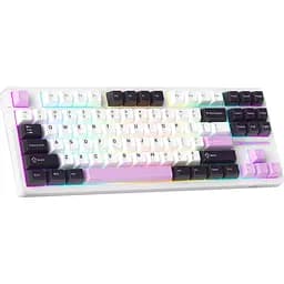 Клавіатура MageGee Light 87 USB Ivory White Switch Purple Jade (6971969728745-UA) - мініатюра 2
