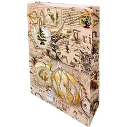 Пакет подарунковий 006 новорічний паперовий 25х37х8 см 12 шт.