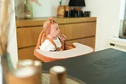 Столик до стільця для годування Childhome Evolu з силіконовим підносом, рудий (CHEVOTSRU) - мініатюра 11