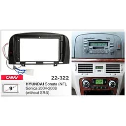 Перехідна рамка Hyundai Sonata Carav 22-322 - мініатюра 6