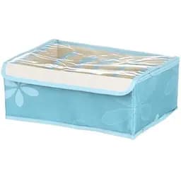 Коробка-органайзер для білизни Stenson 30х23х11 см блакитна (25772)