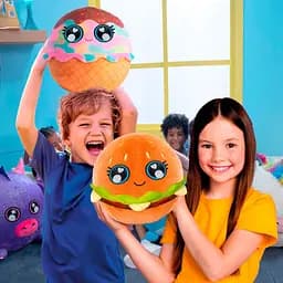 Ігровий набір серії "Little Foodies" W2 - Бургер Biggies BIG002-BU надувна іграшка, насос 22 см - мініатюра 5