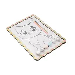 Картина по номерах Котик Puz-22945 формат А4 пензлик, фарби, кріплення для стіни - мініатюра 3