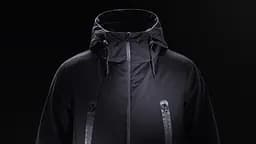 Термокуртка Hot Temperature Control Down Jacket XL чорна  - мініатюра 3