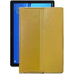 Чехол StatusCASE из экокожи для планшета Huawei MediaPad M5 lite 10 Золотой