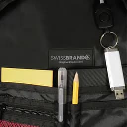 Рюкзак міський Swissbrand Ribe 20 Black (SWB_BLRIB001U), Чорний - мініатюра 6