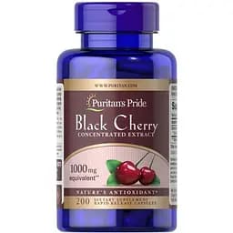 Натуральна добавка Puritan's Pride Black Cherry 1000 mg, 200 капсул