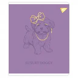 Набір зошитів для записів А5 Yes Luxure doggy 48 аркушів в клітку 5 шт. (767549) - мініатюра 6