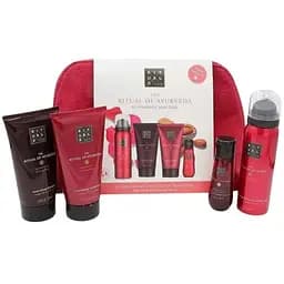 Набор для женщин Rituals The Ritual of Ayurveda: шампунь 70 мл + кондиционер для волос 70 мл + гель-пенка для душа 50 мл + сухое масло для тела и волос 30 мл (8719134165838)