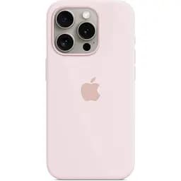 Чехол Silicone Case для Apple iPhone 15 Pro Chalk Pink AA [92767]