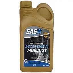 Олива моторна Sash Motoworld 2T API TB JASO M345FC ISO-L-EGD 1 л (102066)
