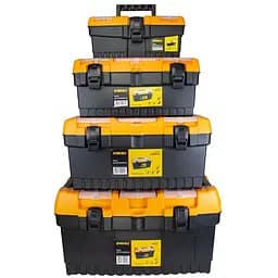 Набор ящиков для инструмента 4в1 Sigma 320×155×139мм, 413×212×186мм, 486×267×242мм, 564×310×310мм 7404011