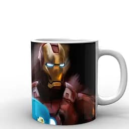 Кружка GeekLand Iron Man Железный Человек фан арт IM.02.047.344 330 мл белая