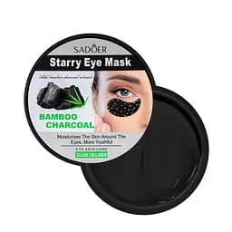Патчі для шкіри навколо очей зволожуючі Sadoer Bamboo Charcoal Starry Eye Mask SD93981