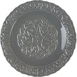 Тарілка Modern Style Вінтаж 27 см сіра (823-057)