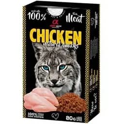 Ласощі для котів Alpha Spirit Cat Chicken Natural Snacks з куркою 80 г (8436586311797)