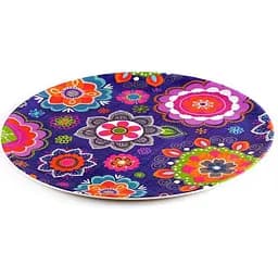 Тарелка Fissman плоская Purpur из бамбукового волокна Ø28 см kuh0009334