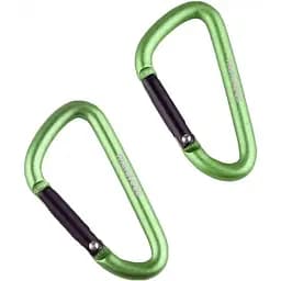 Брелок-карабін Munkees 3206 D 6х60 мм пара Grass Green (1012-3206-GG)