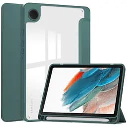 Чохол TPUCristal SlimTPU Spen holder Samsung Galaxy Tab A9 8.7 X110 X115 Темно-зелений