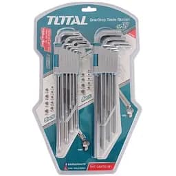 Набір ключів Total шестигранних + Torx 18 шт. (THT106KT0181)