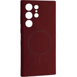 Чохол DK Luxury Silicone Case with MagSafe для Samsung Galaxy S24 Ultra Plum [132236]