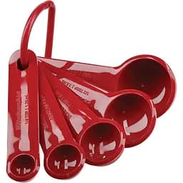 Набір мірних ложок KitchenAid Universal червоний 5 шт. (KQG057OHERE) - мініатюра 2