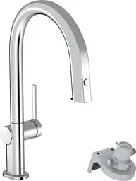 Смеситель для кухни Hansgrohe Aqittura M91 FilterSystem 210 1jet pull-out хром 76803000 Хром