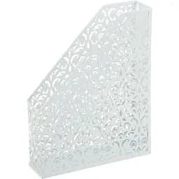 Лоток для бумаги Buromax Barocco металлический вертикальный 31.8х24.8х7.5 см белый (BM.6262-12)