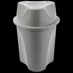 Ведро для мусора Planet Twist, 15 л, серый (UP155)