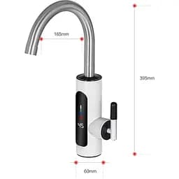 Проточний водонагрівач Delimano кран-бойлер LCD змішувач з підігрівом води - мініатюра 3