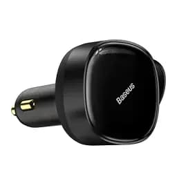 Автомобільний зарядний пристрій Baseus Enjoyment Retractable 2-in-1 Car Charger Type-C+Type-C 33W C00035500111-00 Black - мініатюра 4