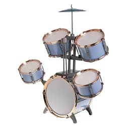 Барабани Ramiz для дітей, з металевою пластиною, стілець колір синій 586-386