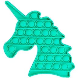 Сенсорна іграшка Pop it антистрес єдиноріг бірюзовий