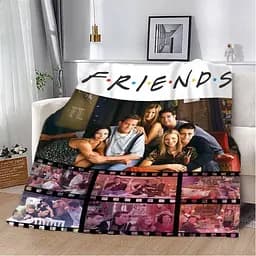 Плед плюшевий на подарунок 3D FRIENDS №2 160х200 см
