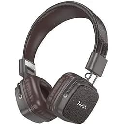 Наушники Hoco W56 Earl BT headphones, BT5.4, AUX, TF, Type-C, 250mAh, 28h, brown