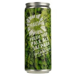 Пиво Правда Fresh Hop Pale Ale 4.1% 0.33 л ж/б