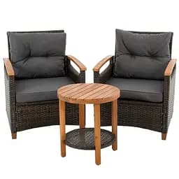 Комплект садовой мебели Di Volio Arde коричневый/графитовый