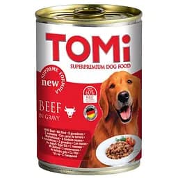 Консерви для собак TOMi Beef 0.4 кг томи говядина супер корм, для собак