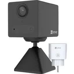 Комплект камера та розетка Ezviz (1080P, BK)+CS-CB2 CS-T30-10B-EU